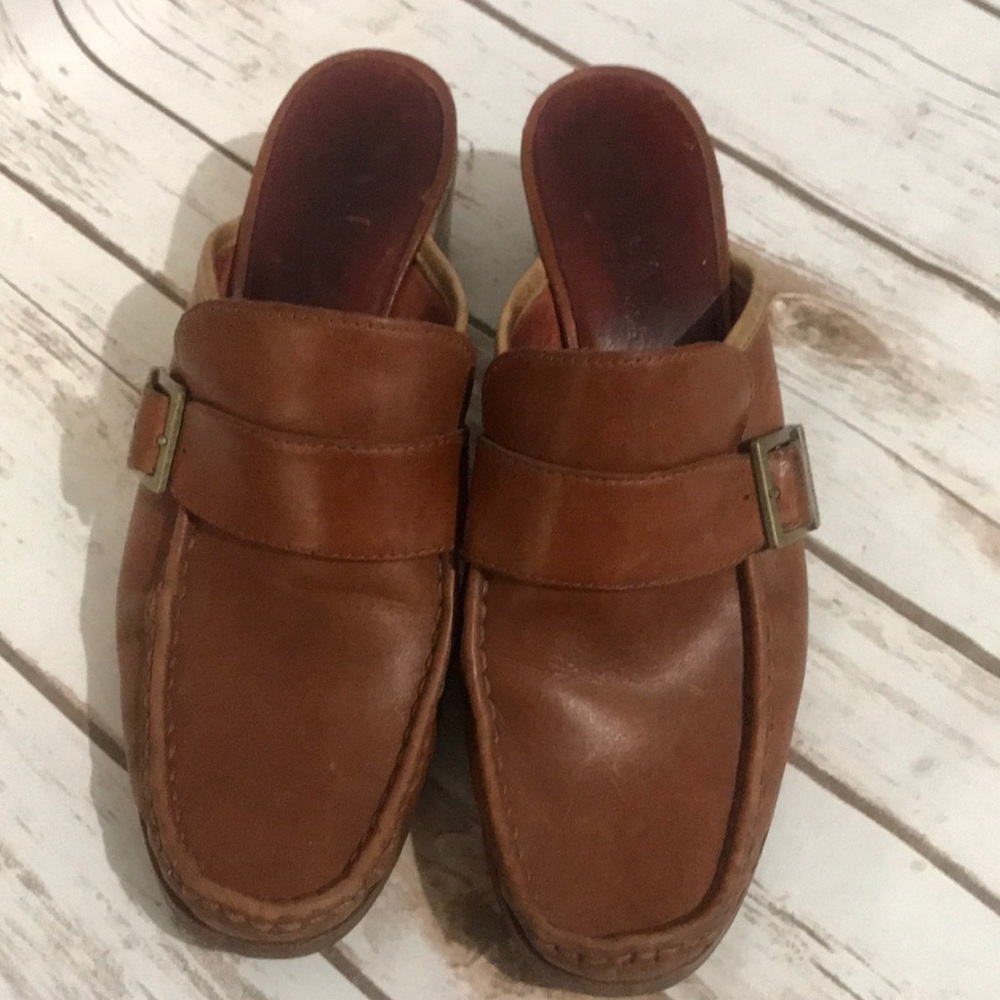 Timberland Women Clogs Mule Shoe Leather